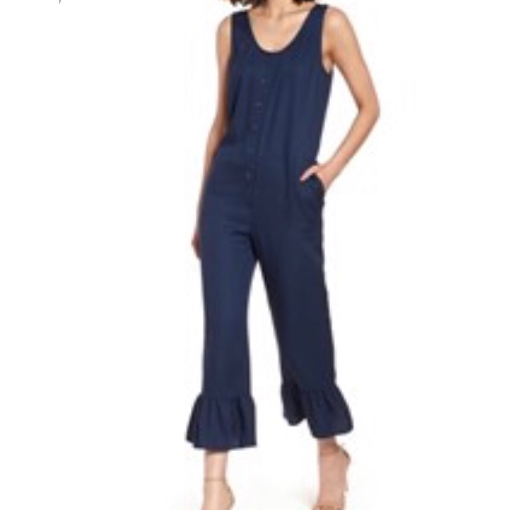 CHELSEA28 RUFFLE JUMPSUIT